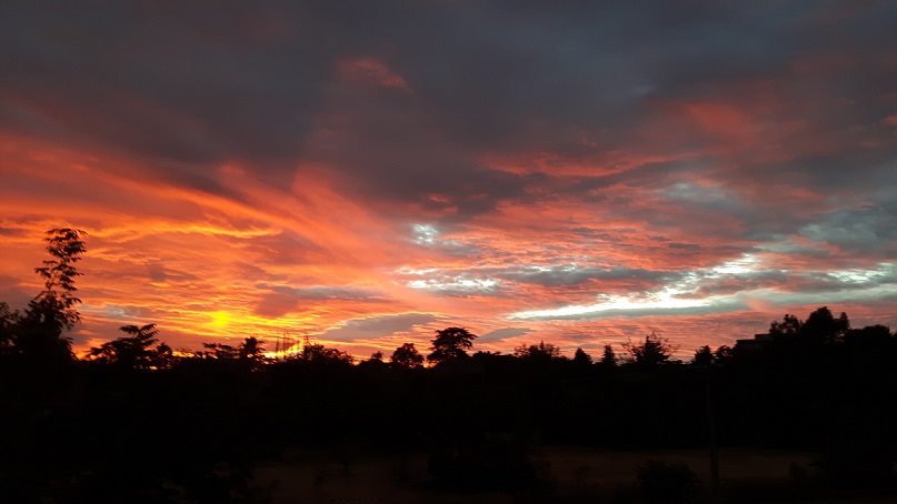 Puesta de sol en el Instituto