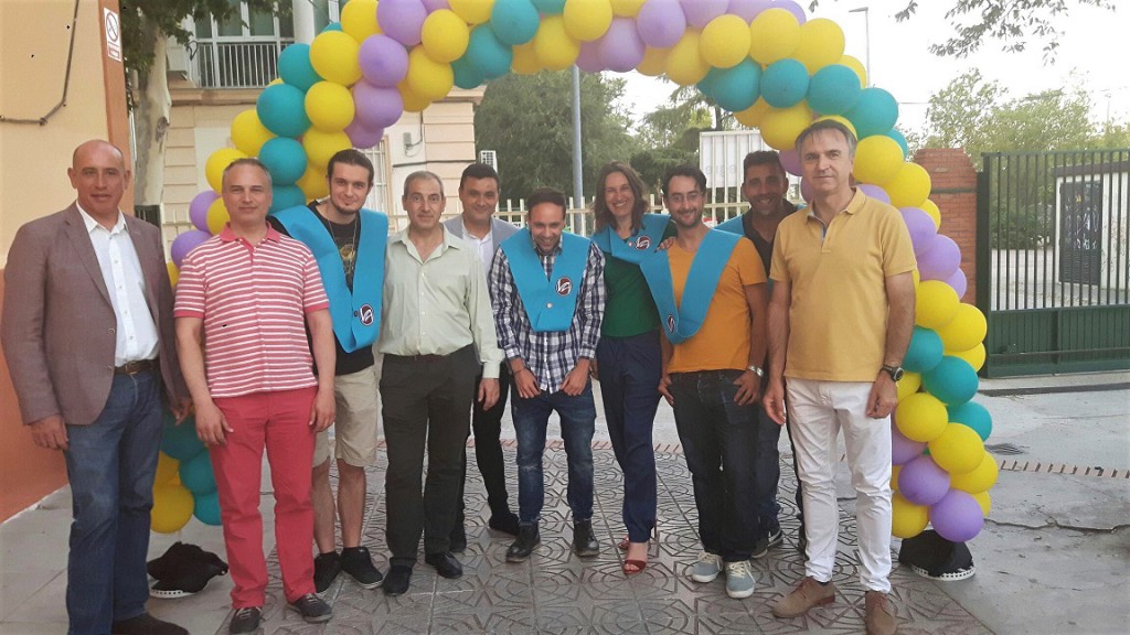 Fiesta graduación curso 2018/2019. Profesores y alumnos de 2º ASIR.